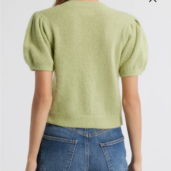 NWT DÔEN Anisa Alpaca-Blend Puff-Sleeve Cardigan - Picture 14 of 14